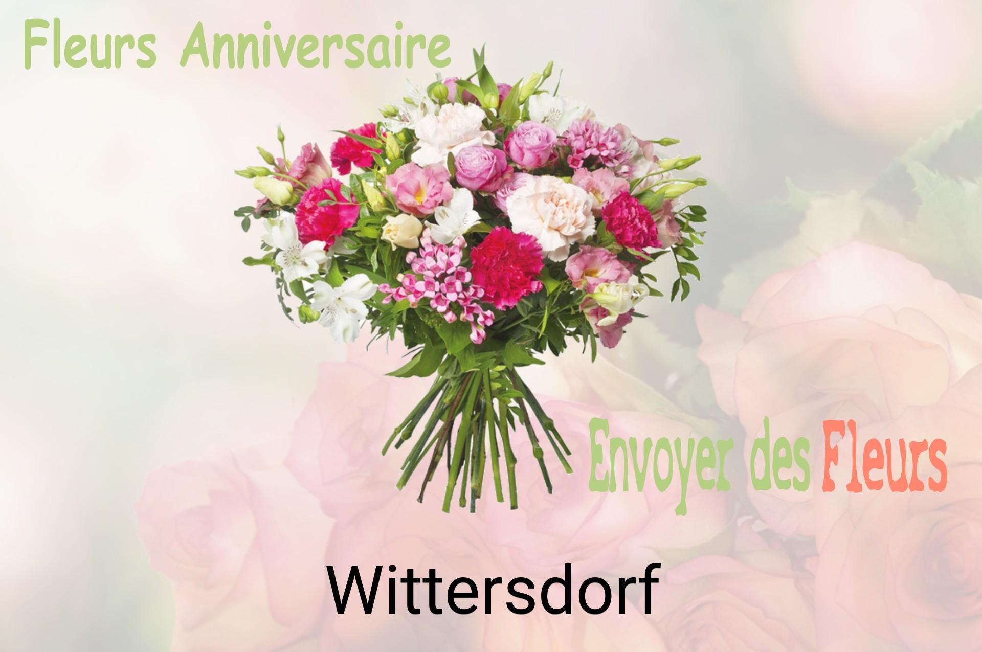Bouquet de fleurs d’anniversaire livré à Wittersdorf